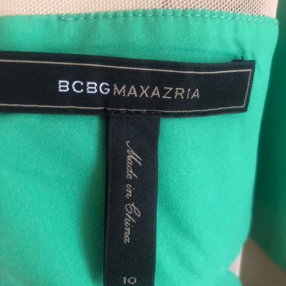 BCBG Short Green Dress - Picture 4 of 5